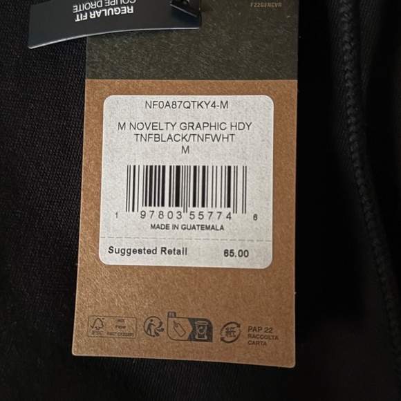 THE NORTH FACE Men's Novelty Graphic Hoodie Athletic Pullover SZ M, NWT - Picture 7 of 8